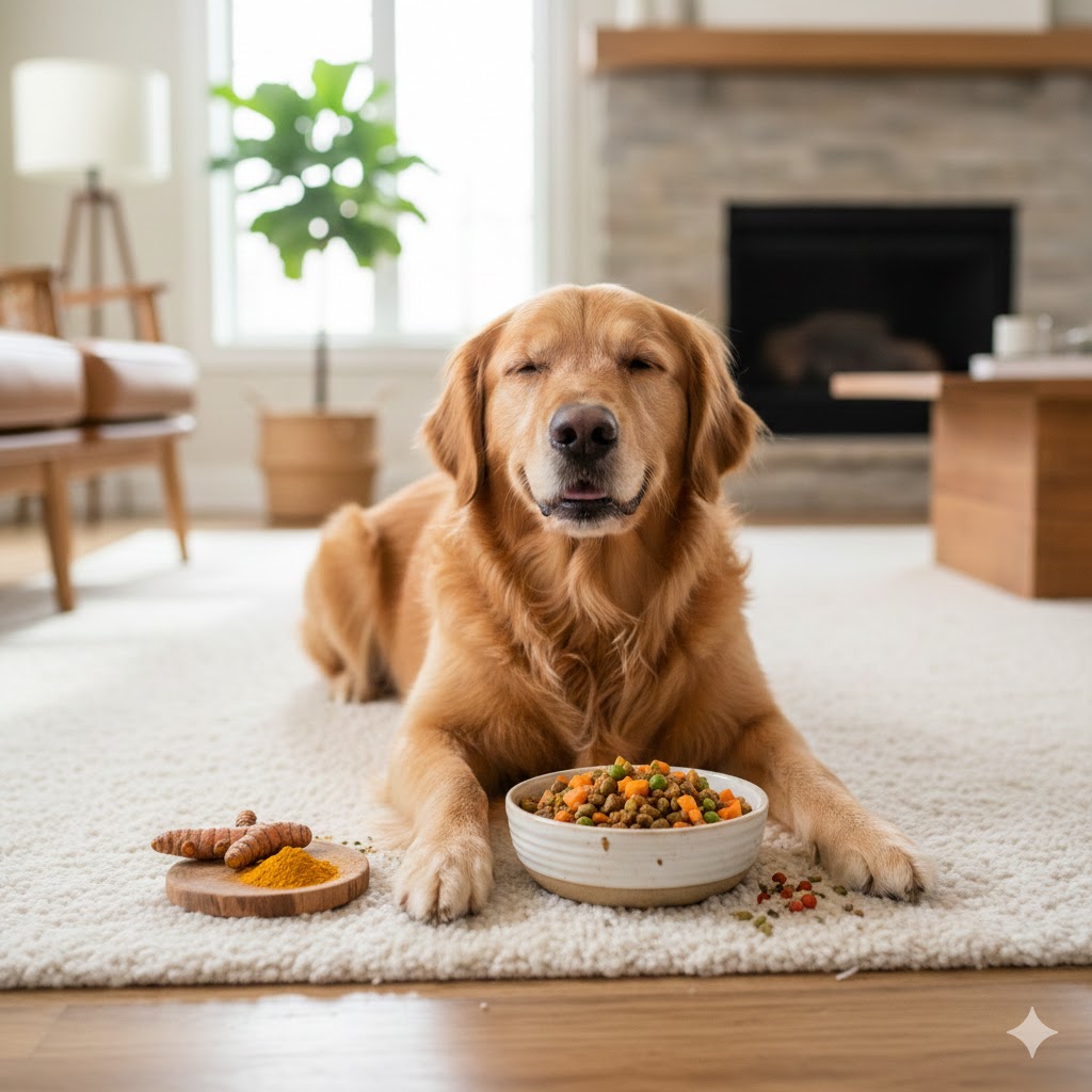כורכומין בכורכום ותכונות אנטי דלקתיות לכלבים